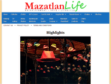 Tablet Screenshot of mazatlanlife.com